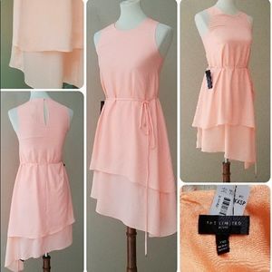 Gorgeous flowy peach dress from The Limited
